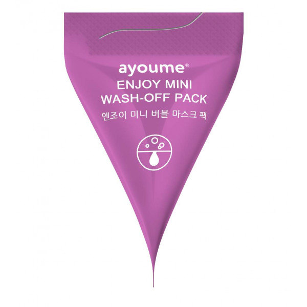 Ayoume Успокаивающая маска для лица с каламином Enjoy Mini Wash-Off Pack (3 г)