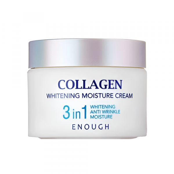 Enough Антивозрастной отбеливающий крем для лица 3в1 с коллагеном Collagen 3in1 Whitening Moisture Cream (50 мл)