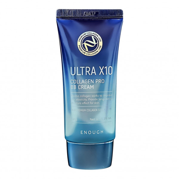 Enough Увлажняющий BB-крем для лица с морским коллагеном Ultra X10 Collagen Pro BB Cream SPF 47 PA+++ (50 г)