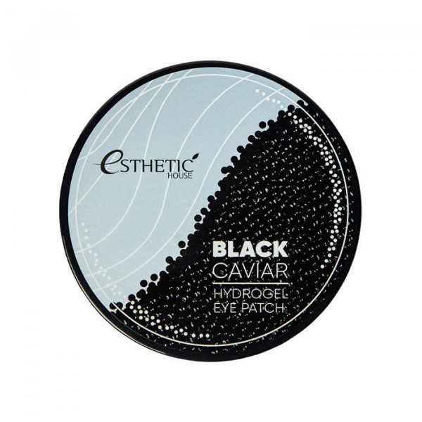 Esthetic House Гидрогелевые патчи для век с экстрактом черной икры Black Caviar Hydrogel Eye Patch (60 шт)