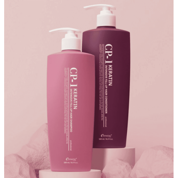 Esthetic House Восстанавливающий шампунь для поврежденных волос с кератином CP-1 Keratin Intensive Fill-up Hair Shampoo (500 мл)