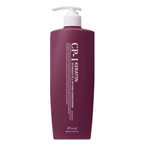 Esthetic House Восстанавливающий кондиционер для блеска волос с кератином CP-1 Keratin Intensive Fill-up Hair Conditioner (500 мл)