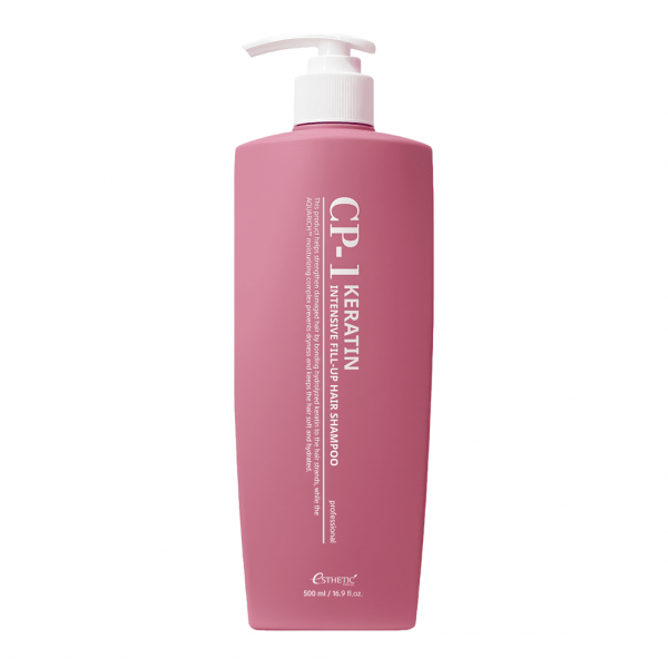 Esthetic House Восстанавливающий шампунь для поврежденных волос с кератином CP-1 Keratin Intensive Fill-up Hair Shampoo (500 мл)