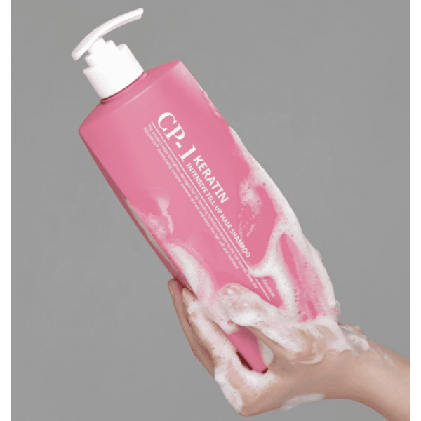 Esthetic House Восстанавливающий шампунь для поврежденных волос с кератином CP-1 Keratin Intensive Fill-up Hair Shampoo (500 мл)