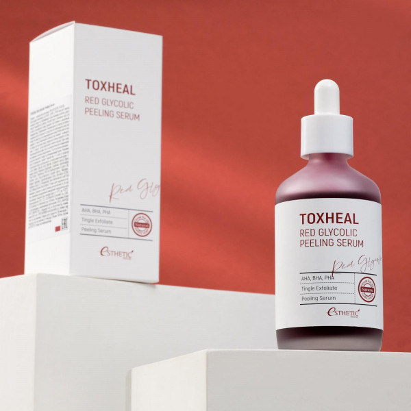 Esthetic House Пилинг-сыворотка для лица с гликолевой кислотой Toxheal Red Glyucolic Peeling Serum (100 мл)