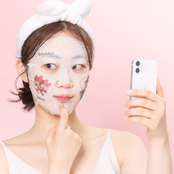 JMsolution Освежающая и питательная тканевая маска для лица с экстрактом граната Selfie Nourishing Pomegranate Mask (30 мл)