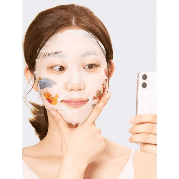 JMsolution Питательная успокаивающая тканевая маска для лица с календулой Selfie Barrier Calendula Mask (30 мл)