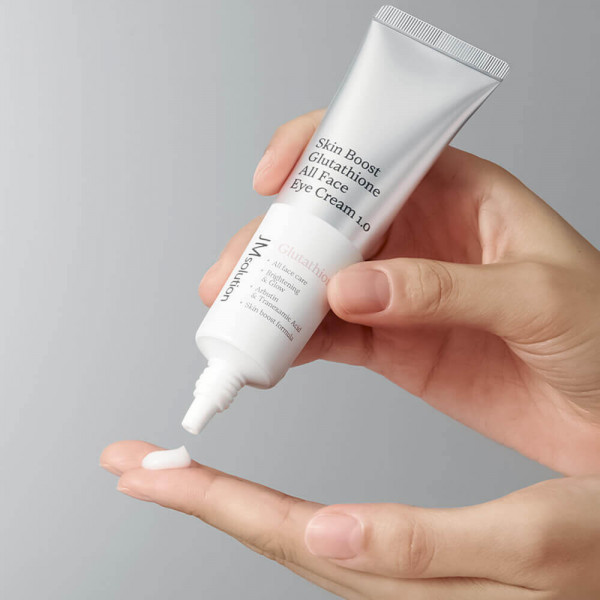 JMsolution Осветляющий крем для кожи вокруг глаз и лица c глутатионом Skin Boost Glutathione All Face Eye Cream 1.0 (30 мл)