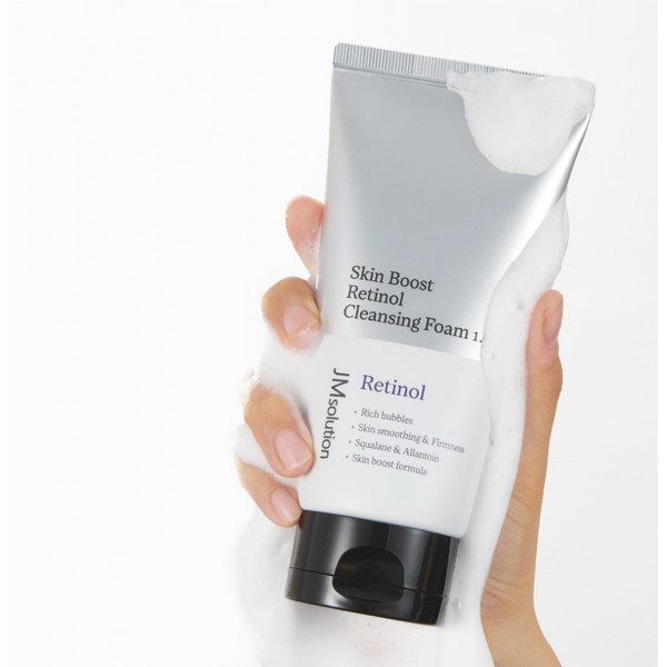 JMsolution Очищающая пенка для умывания с ретинолом Skin Boost Retinol Cleansing Foam (150 мл)