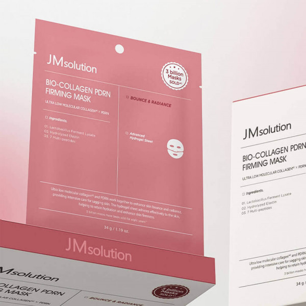 JMsolution Укрепляющая гидрогелевая маска для лица с PDRN и коллагеном Bio-Collagen PDRN Firming Mask (34 г)