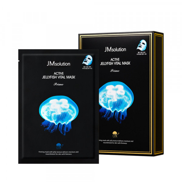 JMsolution Ультратонкая тканевая маска для лица с экстрактом медузы Active Jellyfish Vital Mask Prime (30 мл)