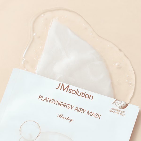 JMsolution Очищающая тканевая маска для лица с ячменём Plansynergy Airy Mask (30 мл)