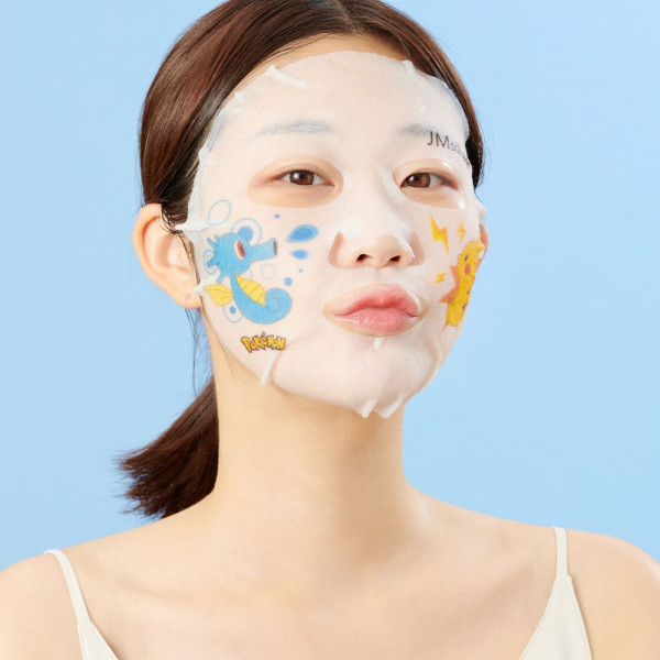 JMsolution Восстанавливающая тканевая маска для лица с пантенолом Stamp In Panthenol Mask Pokemon (30 мл)