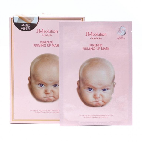 JMsolution Гипоаллергенная тканевая маска для упругости кожи Mama Pureness Firming Up Mask (30 мл)