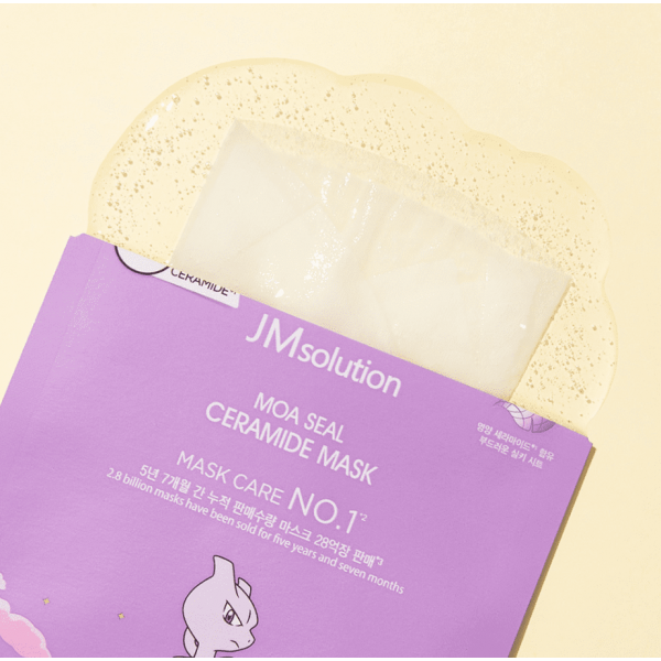 JMsolution Питательная тканевая маска для лица с керамидами Moa Seal Ceramide Mask Pokemon (30 мл)