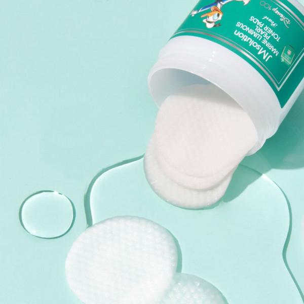 JMsolution Тонер-пэды для сияния кожи лица c экстрактом жемчуга Marine Luminous Pearl Toner Pads (70 шт)