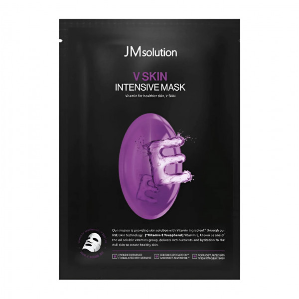JMsolution Питательная тканевая маска для лица с токоферолом V Skin Intensive Mask (30 мл)