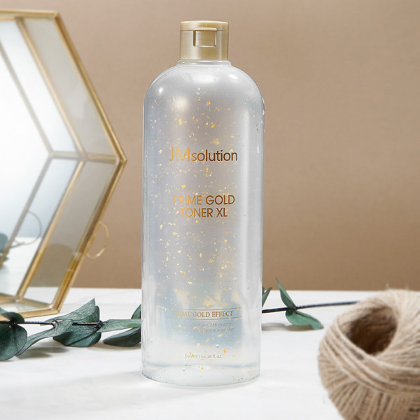 JMsolution Осветляющий тонер для лица с коллоидным золотом Prime Gold Toner XL (600 мл)