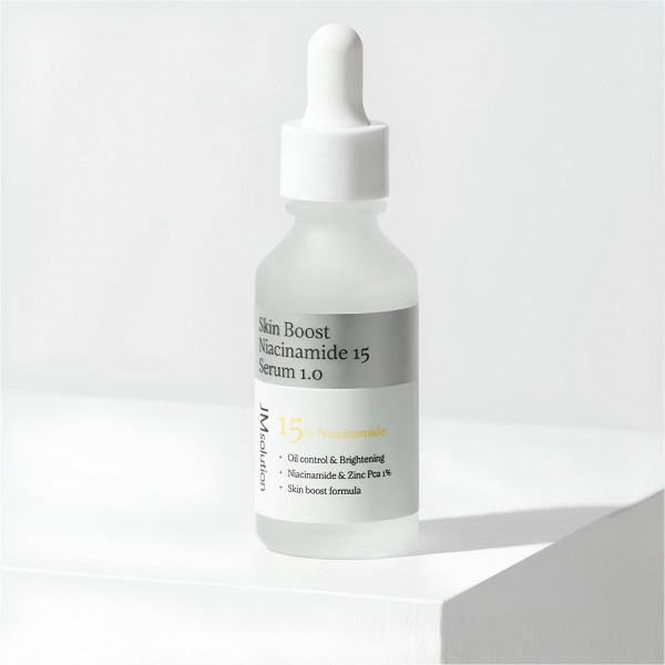 JMsolution Поросуживающая сыворотка для лица с ниацинамидом Skin Boost Niacinamide 15 Serum 1.0 (30 мл)