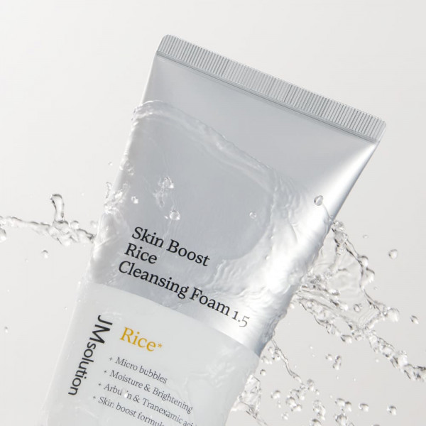 JMsolution Очищающая пенка для умывания с рисовой водой Skin Boost Rice Cleansing Foam 1.5 (150 мл)
