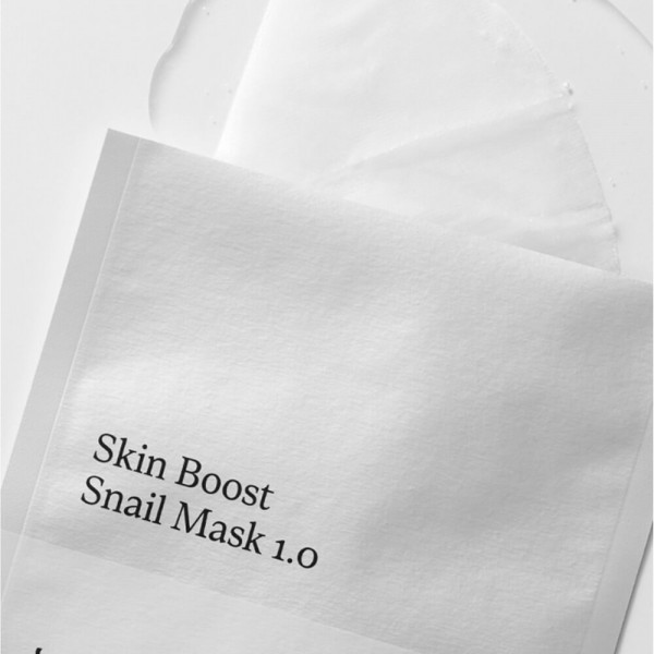 JMsolution Антивозрастная тканевая маска для лица с муцином улитки Skin Boost Snail Mask 1.0 (30 мл)