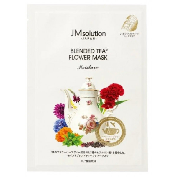 JMsolution Увлажняющая маска для лица с цветочными экстрактами Blended Tea Flower Mask (30 мл)