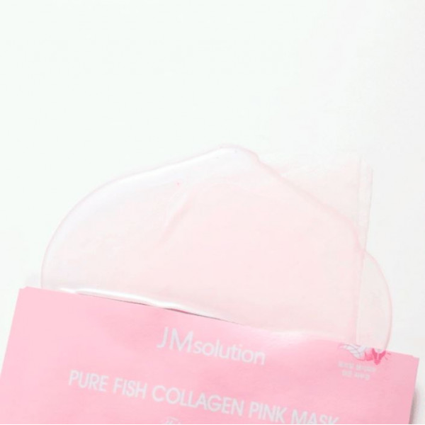 JMsolution Укрепляющая маска с коллагеном для сияния кожи Pure Fish Collagen Pink Mask (30 мл)