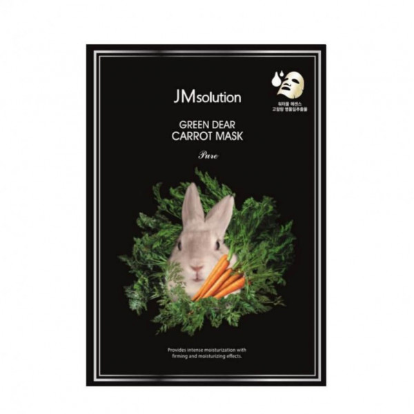 JMsolution Успокаивающая тканевая маска с экстрактом моркови Green Dear Rabbit Carrot Mask (30 мл)