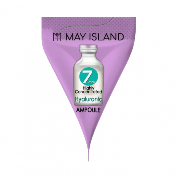 MAY ISLAND Увлажняющая сыворотка для лица с гиалуроновой кислотой 7 Days Highly Concentrated Hyaluronic Ampoule (3 мл)