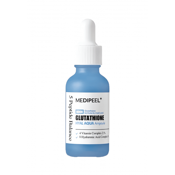 MEDI-PEEL Осветляющая витаминная сыворотка для лица с глутатионом и комплексом гиалуроновой кислоты Glutathione Hyal Aqua Ampoule (30 мл)