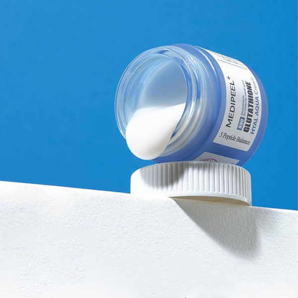 MEDI-PEEL Глубокоувлажняющий витаминный крем-гель для лица с эффектом сияния Glutathione Hyal Aqua Cream (50 мл)