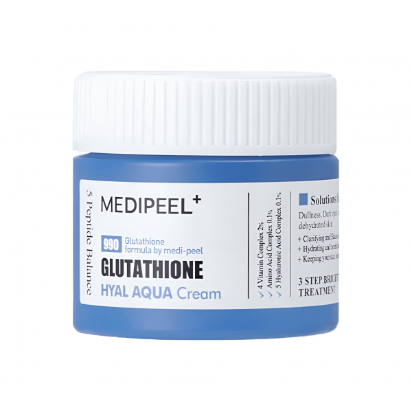 MEDI-PEEL Глубокоувлажняющий витаминный крем-гель для лица с эффектом сияния Glutathione Hyal Aqua Cream (50 мл)