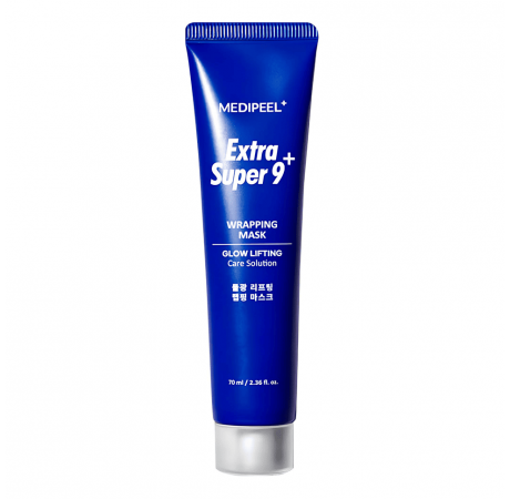 MEDIPEEL⁺ Поросуживающая маска-пленка для лица с кислотами Extra Super 9 Plus Water Glow Lifting Wrapping Mask (70 мл)