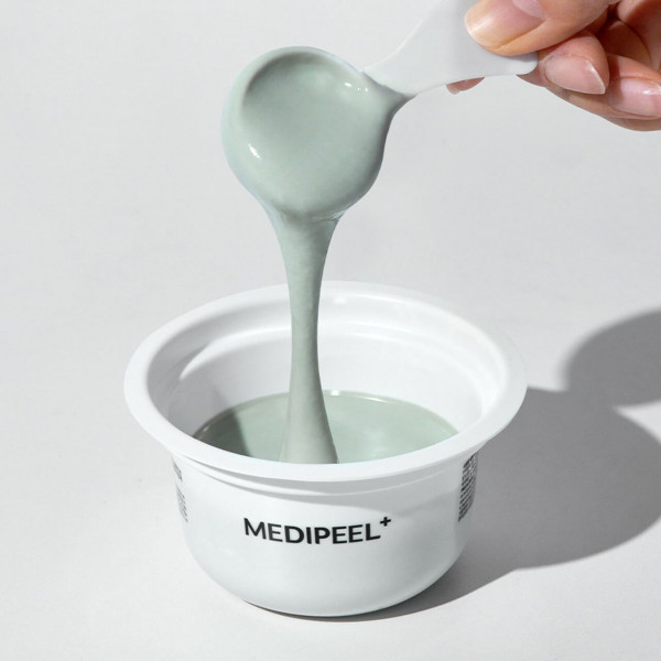 MEDIPEEL⁺ Успокаивающая альгинатная маска для лица с экстрактом центеллы Vegan Green Cica Collagen Modeling Pack (28 г) 