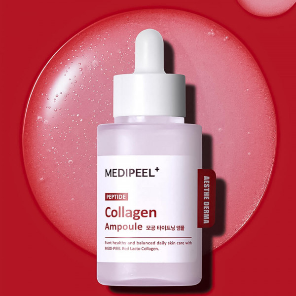 MEDIPEEL⁺ Укрепляющая ампула для лица с коллагеном и пептидами Red Lacto Collagen Tightening Ampoule (50 мл)
