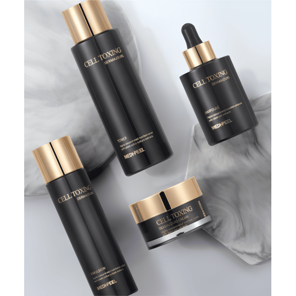 MEDIPEEL⁺ Антивозрастной набор для лица со стволовыми клетками Cell Toxing Dermajours Essential Set (2*30 мл + 100 мл + 50 мл + 10 мл)