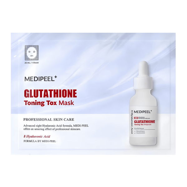 MEDIPEEL⁺ Многофункциональная тканевая маска для лица с глутатионом Glutathione Toning Tox Mask (25 мл)