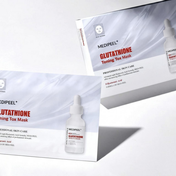 MEDIPEEL⁺ Многофункциональная тканевая маска для лица с глутатионом Glutathione Toning Tox Mask (25 мл)