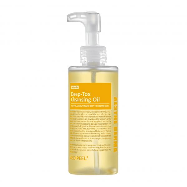 MEDI-PEEL Гидрофильное масло для лица с витаминным комплексом Vegan Vitamin Deep-Tox Cleansing Oil (200 мл)