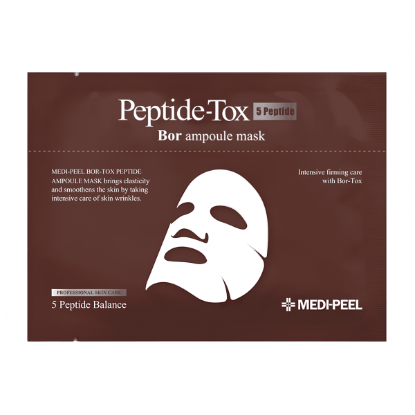 MEDI-PEEL Ампульная лифтинг-маска для лица с эффектом ботокса Peptide-Tox Bor Ampoule Mask (30 мл)