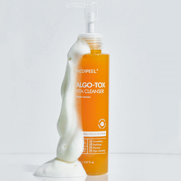 MEDI-PEEL Глубокоочищающий кислородный гель для умывания лица с витаминным комплексом Algo-Tox Vita Cleanser (150 мл)