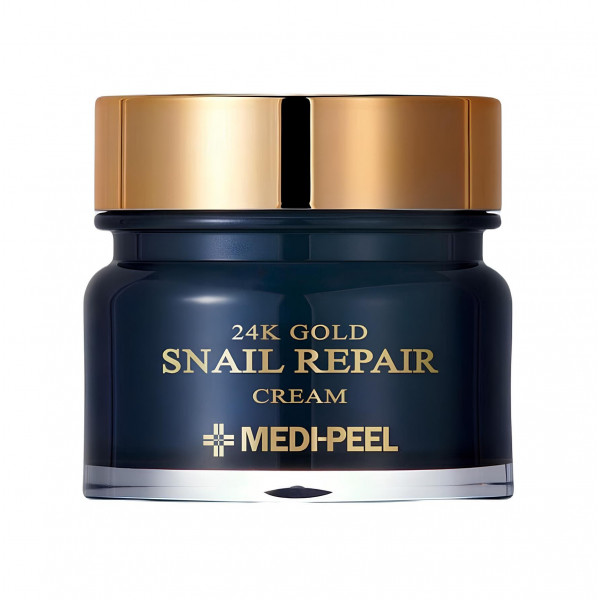 MEDI-PEEL Премиум-крем для лица с коллоидным золотом и муцином улитки 24K Gold Snail Repair Cream (50 г) 