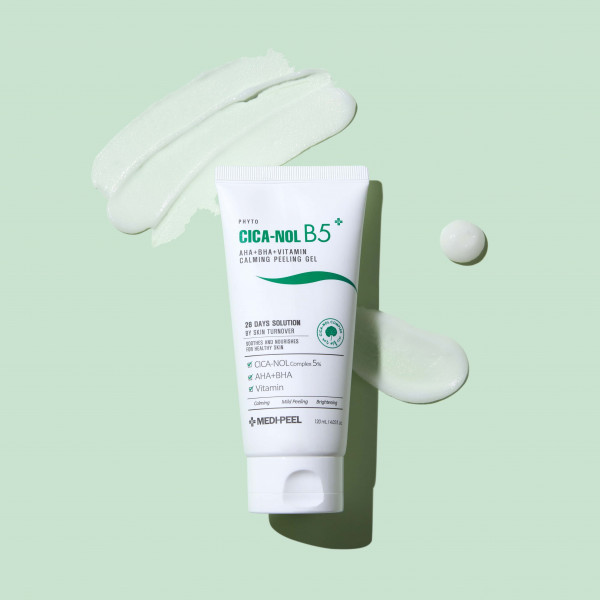 MEDIPEEL⁺ Обновляющий пилинг-гель для лица с кислотами Phyto Cica-Nol B5 AHA+BHA+Vitamin Calming Peeling Gel (120 мл)