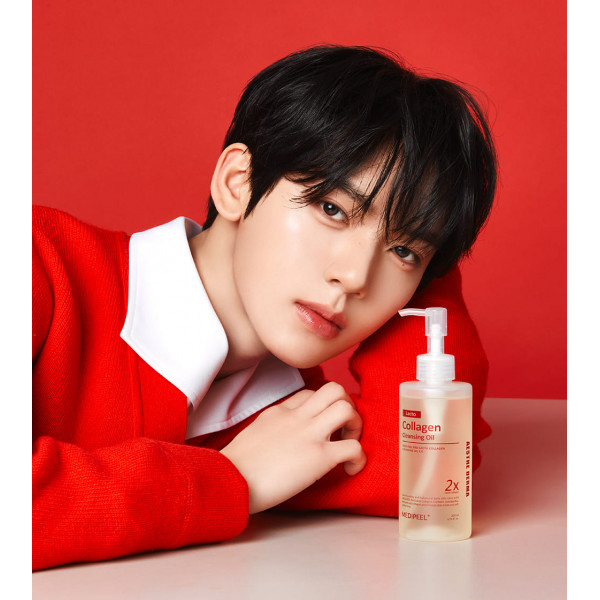 MEDIPEEL⁺ Гидрофильное масло для лица с пробиотическим комплексом Red Lacto Collagen Cleansing Oil 2.0 (155 мл) 
