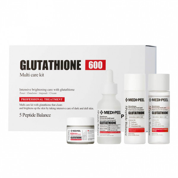 MEDI-PEEL Набор против пигментации с глутатионом Bio-Intense Gluthione 600 Multi Care Kit (30 мл + 30 мл + 30 мл + 50 г)