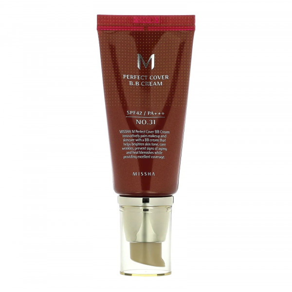 MISSHA BB-крем для лица №31 золотисто-бежевый M Perfect Cover BB Cream Golden Beige SPF42 PA+++ (50 мл)