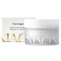 TRIMAY Осветляющий крем для лица с экстрактом рисовых отрубей и ниацинамидом Gluta Niacinamide Bright Up Cream (50 мл)