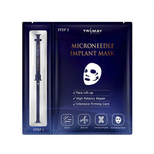 TRIMAY Антивозрастная маска с микроиглами спикул Microneedle Implant Mask (30 мл + 1,5 мл)