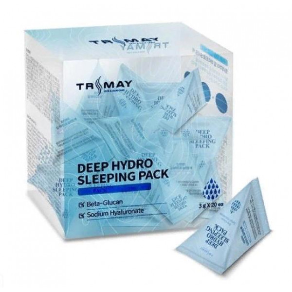 TRIMAY Ночная маска для интенсивного увлажнения кожи Deep Hydro Sleeping Pack (3 г)