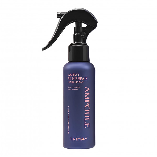 TRIMAY Спрей-сыворотка для восстановления волос с кератином Amino Silk Repair Hair Spray Ampoule (100 мл)